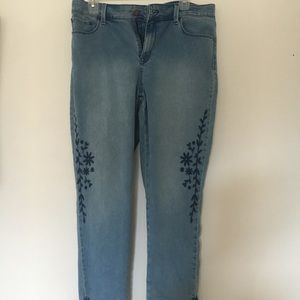 Flower jeans